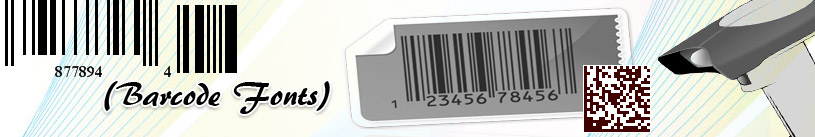 Barcode Maker Supported Font
