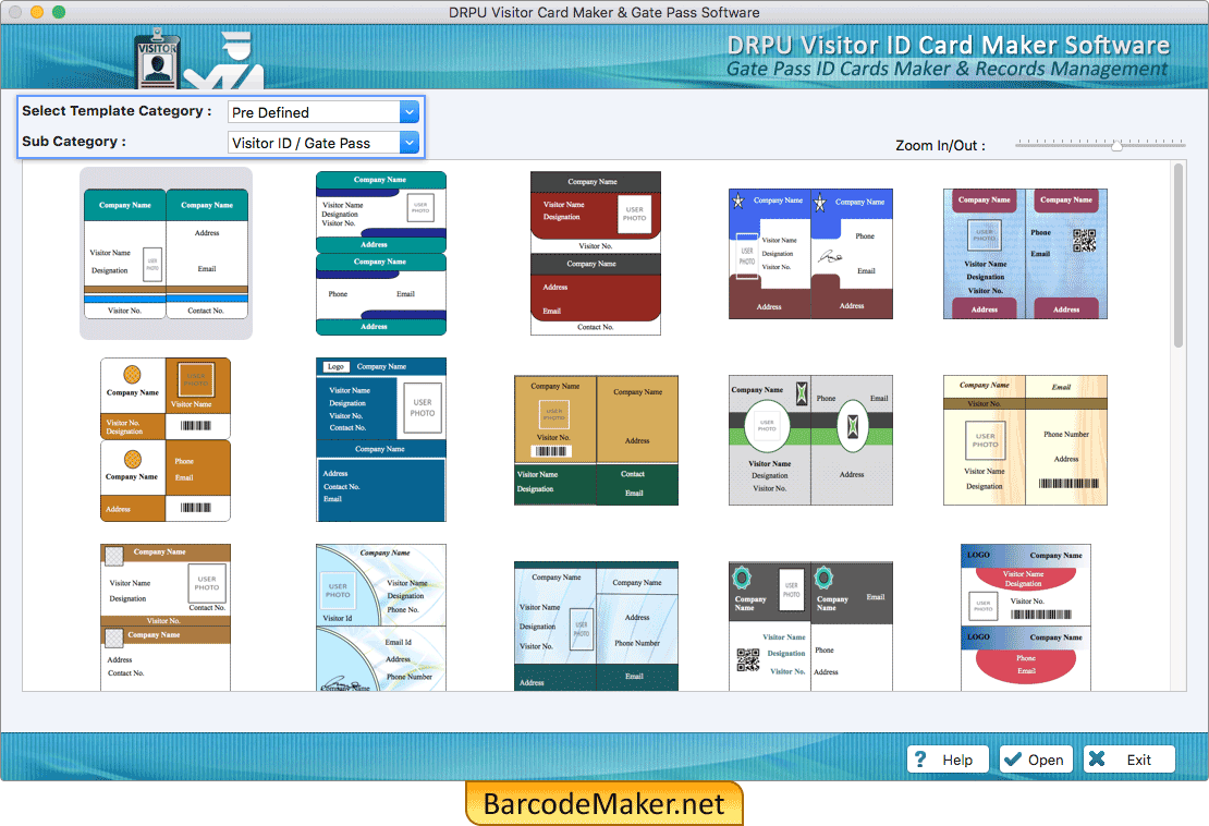 Choose Pre-defined Template Choose Pre-defined Template