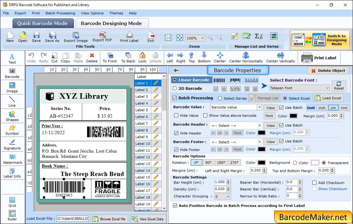 Barcode Maker Software for Publishers